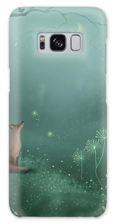 Wildlife Galaxy Case featuring the painting Enchanted by Joe Gilronan