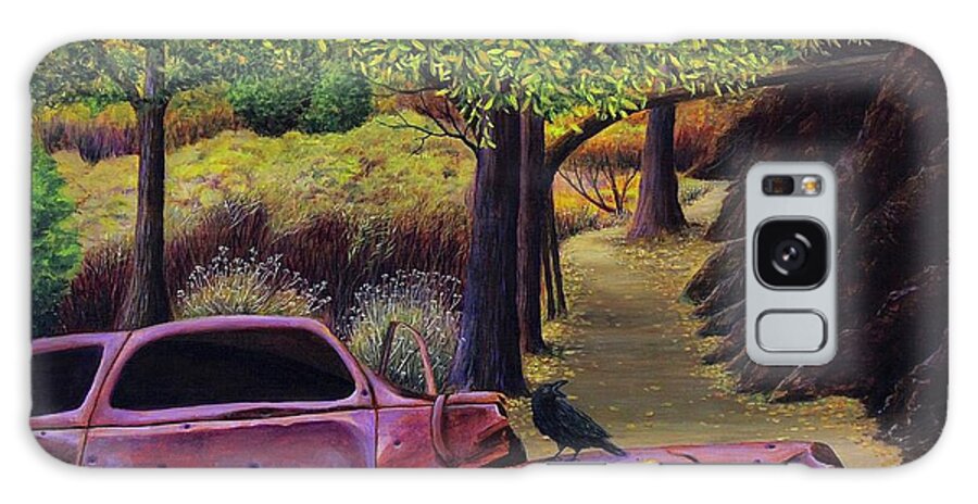 Kim Mcclinton Galaxy Case featuring the painting End of the Road by Kim McClinton