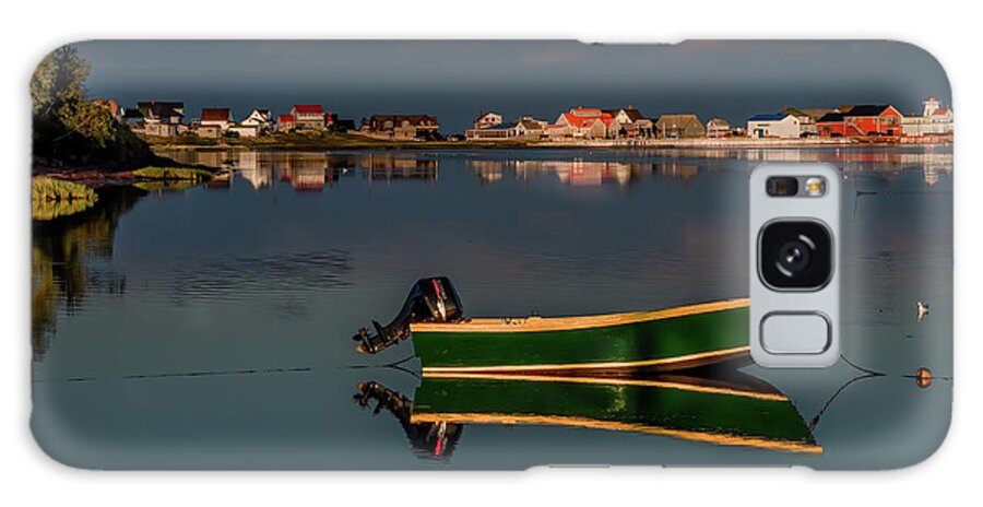 Pei Galaxy Case featuring the photograph Ending the Day at Rustico Harbor by Marcy Wielfaert