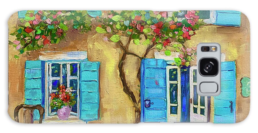 French Door Galaxy Case featuring the painting Entrez Vous by Patsy Walton