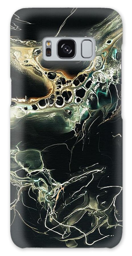 Abstract Galaxy Case featuring the painting Escape by M Diane Bonaparte