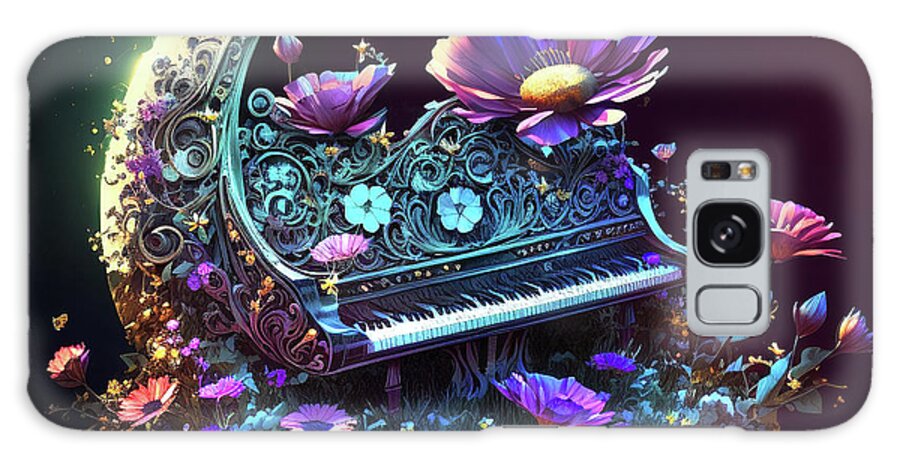 Ethereal Galaxy Case featuring the digital art Ethereal Piano 4 by DC Langer