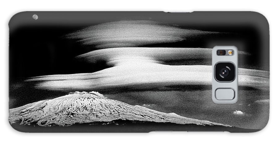 Snowy Etna Galaxy Case featuring the photograph Etna - Cuntisa by Al Fio Bonina
