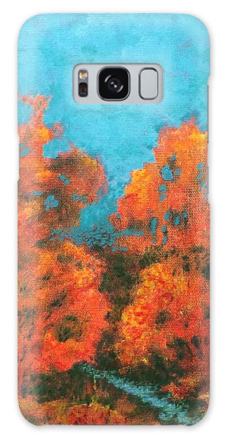 Autumn Galaxy Case featuring the painting Etobicoke Creek #3 by Milly Tseng