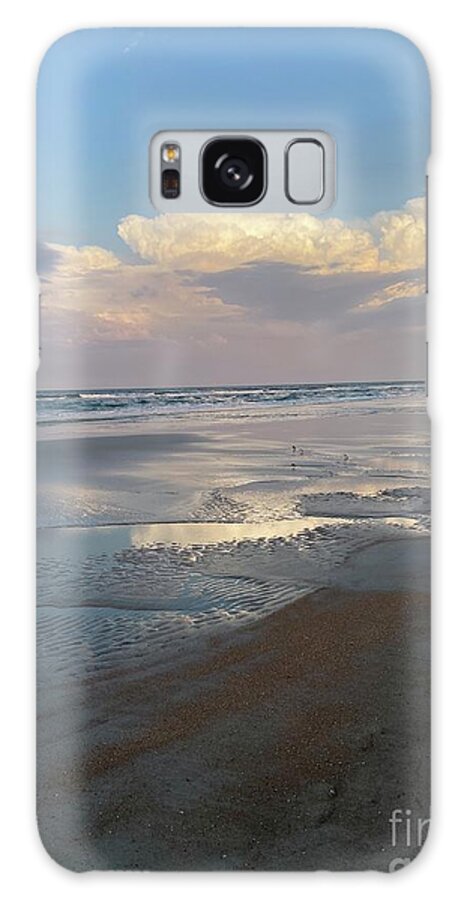 Clouds Galaxy Case featuring the photograph Evening sand by LeLa Becker