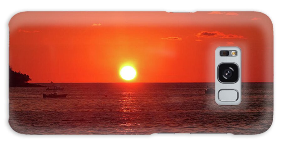 Silhouettes Galaxy Case featuring the photograph Exquisitely Red by Rosanne Licciardi