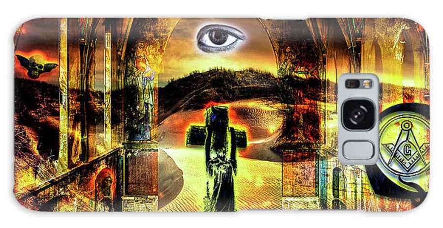 Eye Galaxy Case featuring the digital art Eye Of The Beholder by Michael Damiani