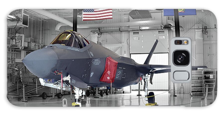 F-35 Galaxy Case featuring the photograph F-35 by Rik Carlson