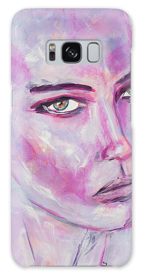 Portrait Galaxy Case featuring the painting Fading Memories by Mark Ross