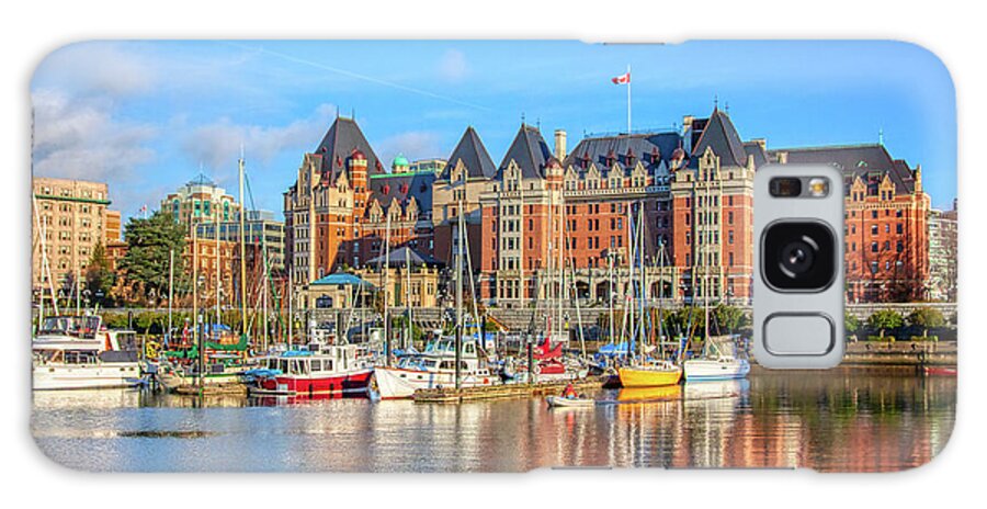 Fairmont Empress Hotel Galaxy Case featuring the photograph Fairmont Empress Hotel Victoria BC, Canada by Tatiana Travelways