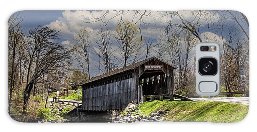 Bridge Galaxy Case featuring the photograph Fallasburg Covered Bridge near Lowell, Michigan by Randall Nyhof