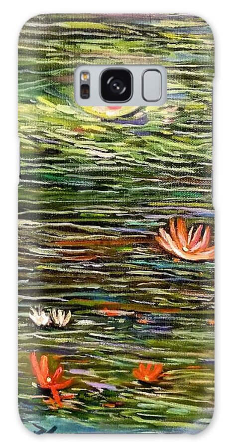 Impressionism Galaxy Case featuring the painting Fantasy, real by Julie TuckerDemps