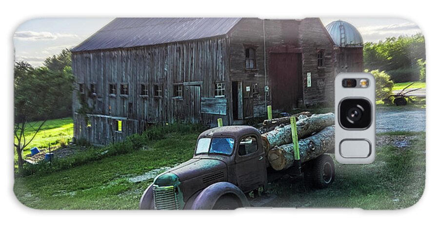 Barn Galaxy Case featuring the photograph Farm Truck 3 by Jerry LoFaro