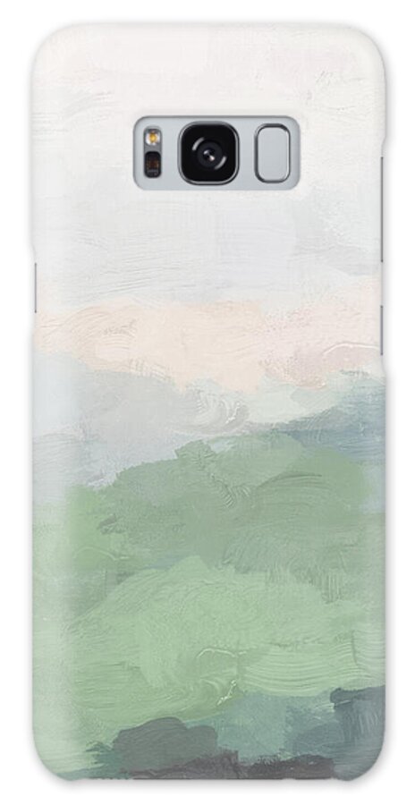 Seafoam Galaxy Case featuring the painting Farmland Sunset III by Rachel Elise