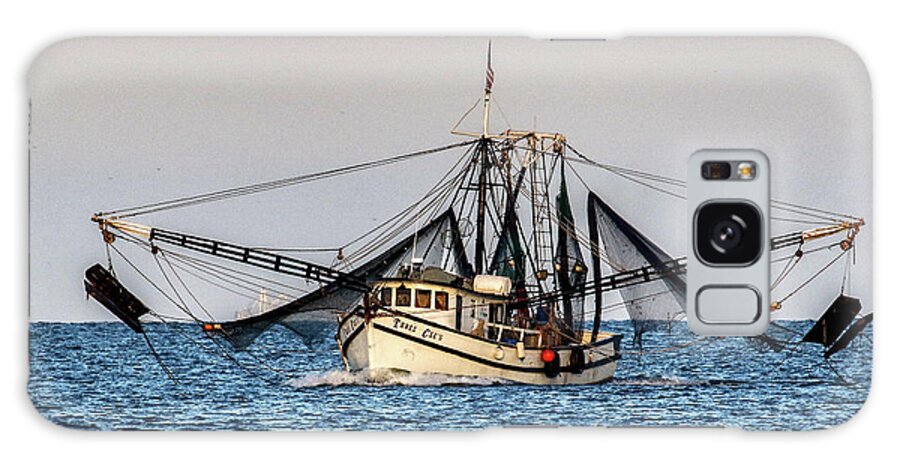 Shrimp Galaxy Case featuring the photograph Fernandina Shrimp Boat by Scott Moore
