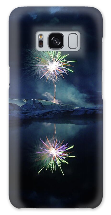 Fireworks Galaxy Case featuring the photograph Fire and ice #2 by Christopher Mathews