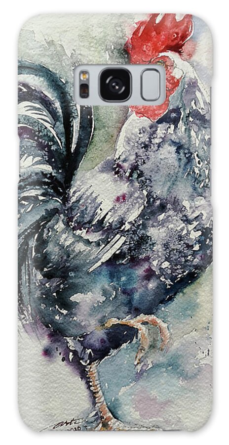 Rooster Galaxy Case featuring the painting Filo by Arti Chauhan