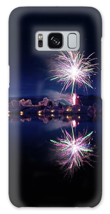 Fireworks Galaxy Case featuring the photograph Fire and ice #8 by Christopher Mathews