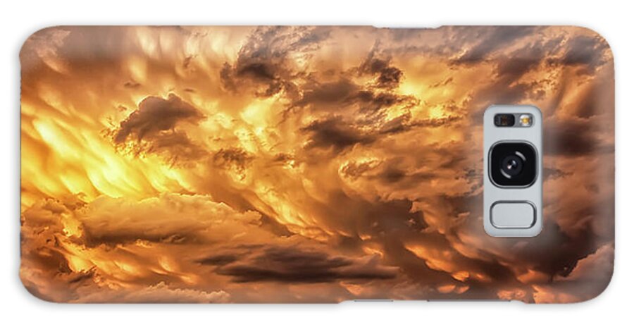 Fire Galaxy Case featuring the photograph Fire in the Sky by Steve Sullivan