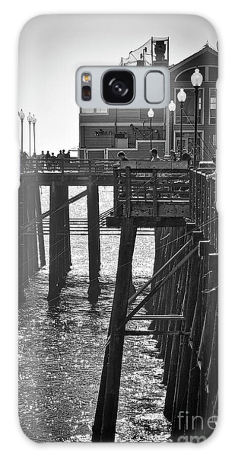 Pier Galaxy Case featuring the digital art Fishing Off The End Of The Pier by Kirt Tisdale