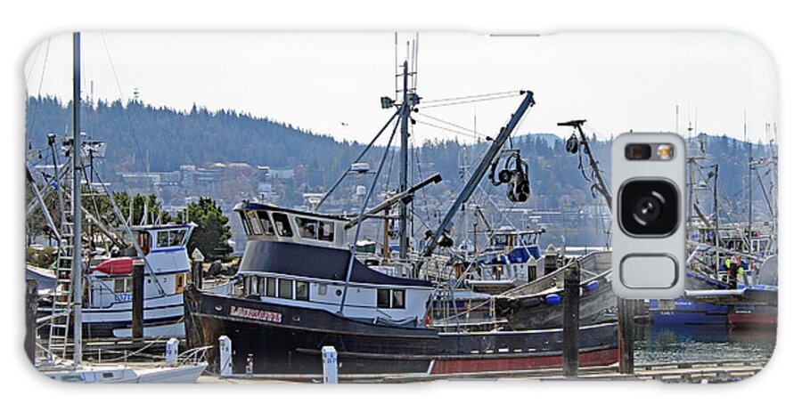 Fishing Vessel Laurianne Squalicum Marina By Norma Appleton Galaxy Case featuring the photograph Fishing Vessel Laurianne Squalicum Marina by Norma Appleton