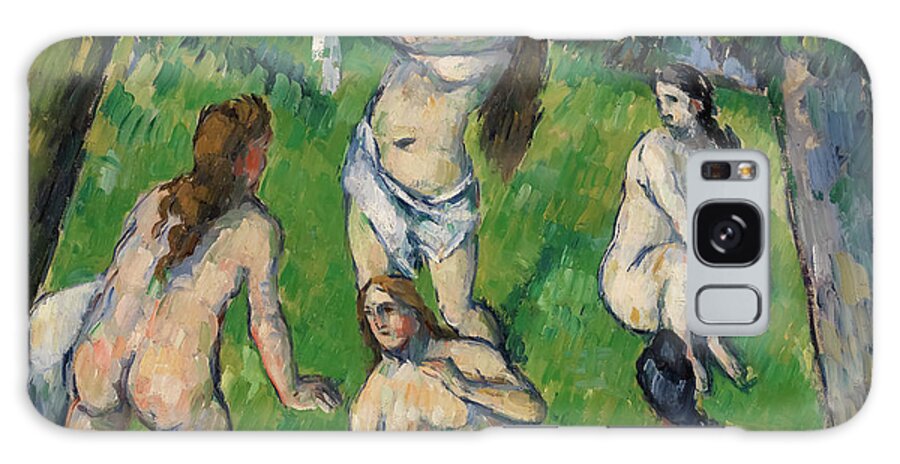 Paul Cézanne Galaxy Case featuring the painting Five Bathers #2 by Paul Cezanne