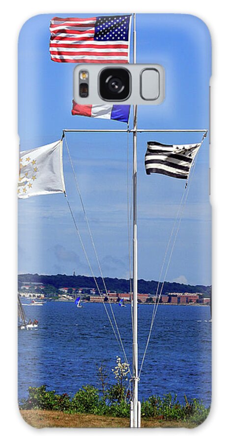 Flag Galaxy Case featuring the photograph Flags by the Bay by Jim Feldman