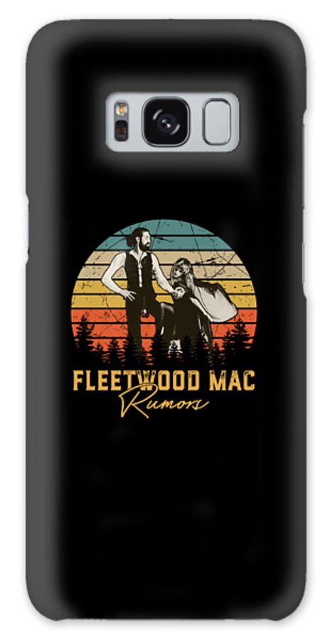Stevie Nicks Galaxy Case featuring the digital art Fleetwood Mac Rumors by Notorious Artist
