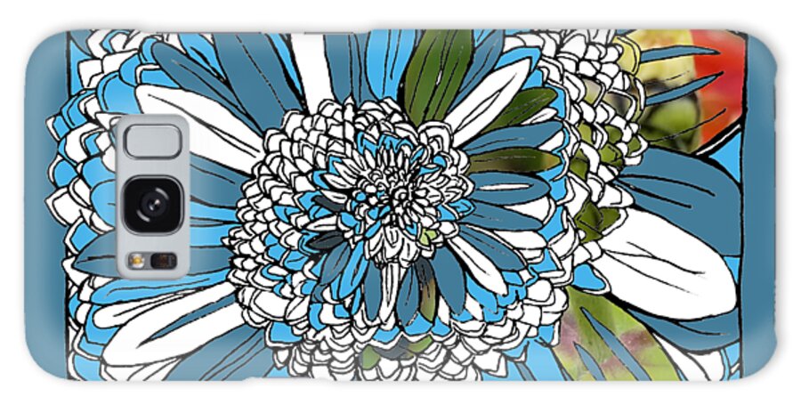 Drawing And Photography Galaxy Case featuring the painting Flower by Carol Rashawnna Williams