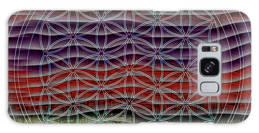 Flower Of Life Galaxy Case featuring the digital art Flower of Life_15 by Az Jackson