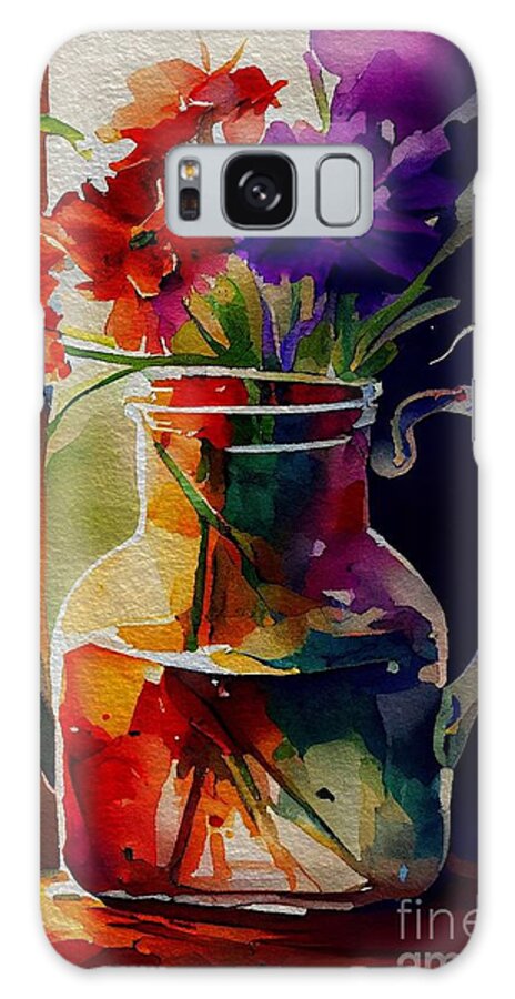 Flowers Galaxy Case featuring the digital art Flowers in the Sun by Joshua Barrios