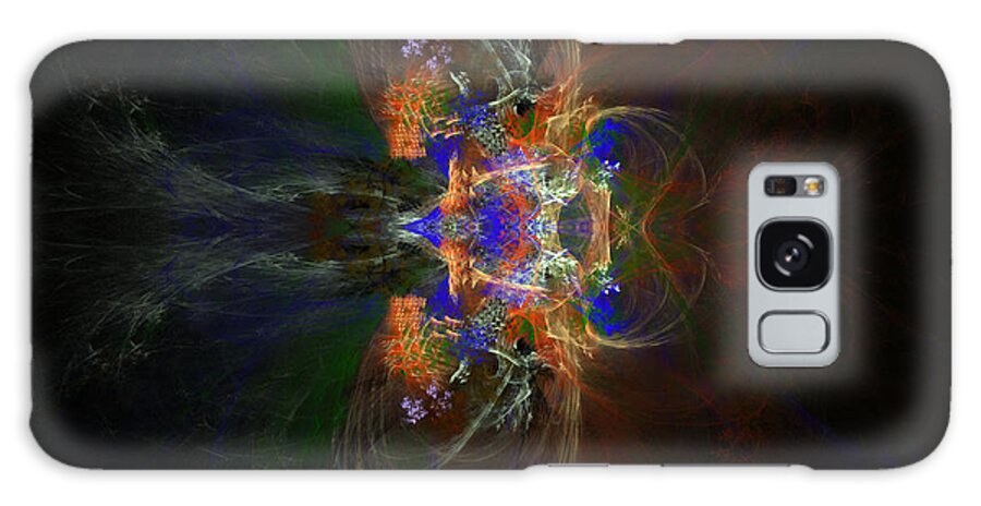Digital Art Galaxy Case featuring the digital art Fly by Fractal Art