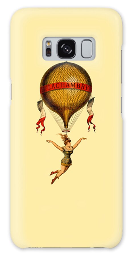 Circus Galaxy Case featuring the digital art Flying Circus Act by Madame Memento