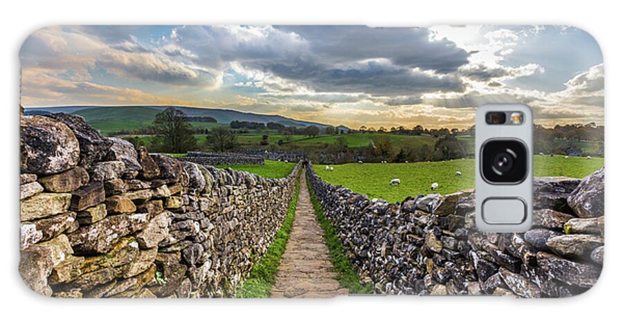 Uk Galaxy Case featuring the photograph Footpath To The Falls, Grassington by Tom Holmes Photography