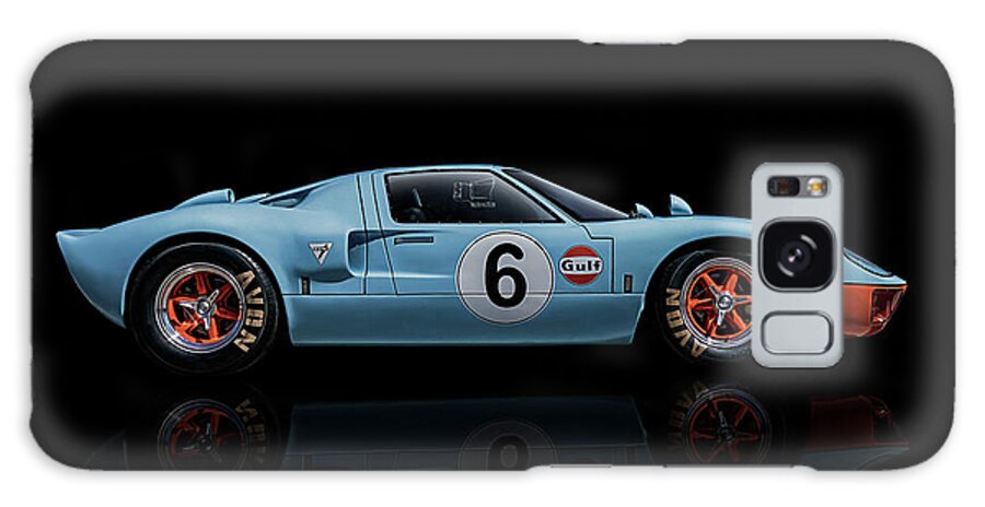 Racing Galaxy Case featuring the digital art Ford GT 40 by Douglas Pittman
