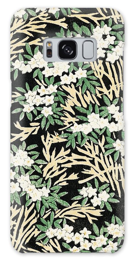 Crow Galaxy Case featuring the painting Forest from Bijutsu Sekai - 1893-1896 by Watanabe Seitei a prominent Kacho-ga artist by Les Classics