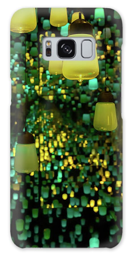 Forest Of Lamps Galaxy Case featuring the photograph Forest of Resonating Lamps by Rebecca Caroline Photography