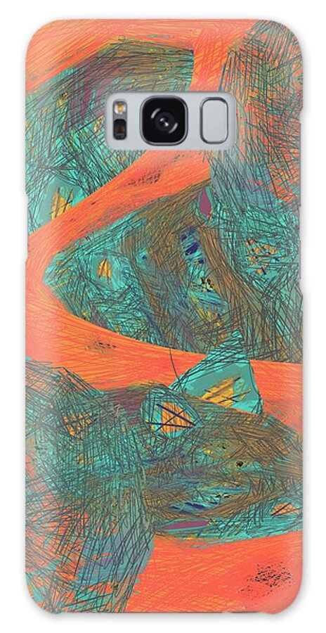 Primitive Galaxy Case featuring the digital art Showing Strength by Jennifer Lommers