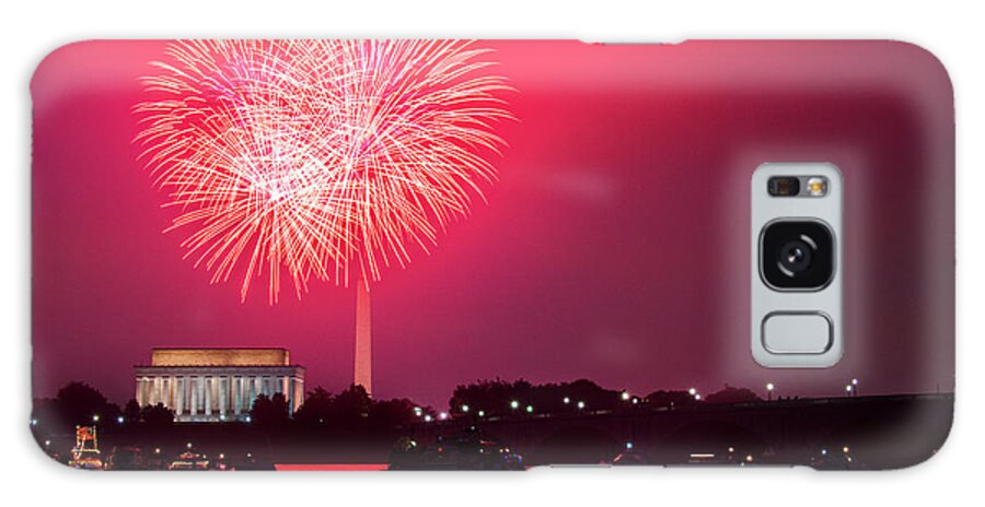 Fireworks Galaxy Case featuring the photograph Fourth of July DC by Erika Fawcett