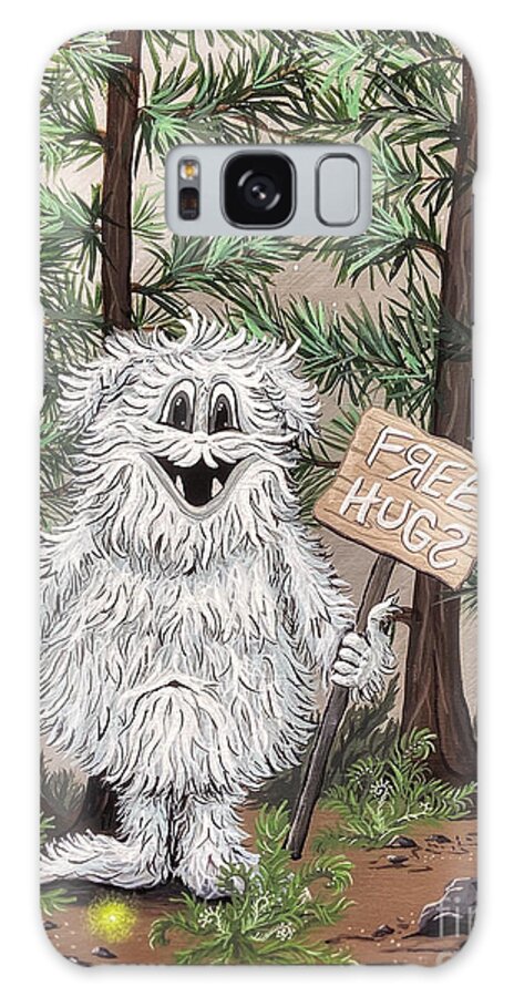 Yeti Galaxy Case featuring the painting Free Hugs by Kerri Sewolt