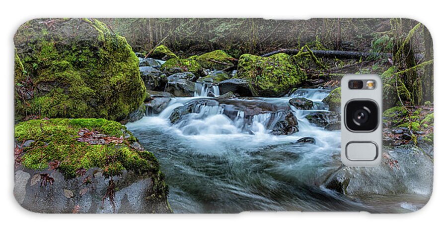 French Pete Creek Galaxy Case featuring the photograph French Pete Creek by Belinda Greb