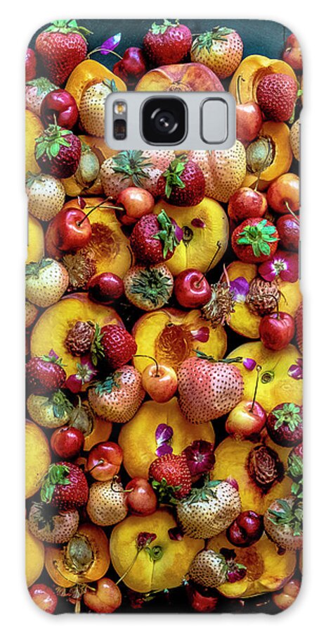 Fresh Fruit Platter Galaxy Case featuring the photograph Fresh Fruit Platter by Sarah Phillips