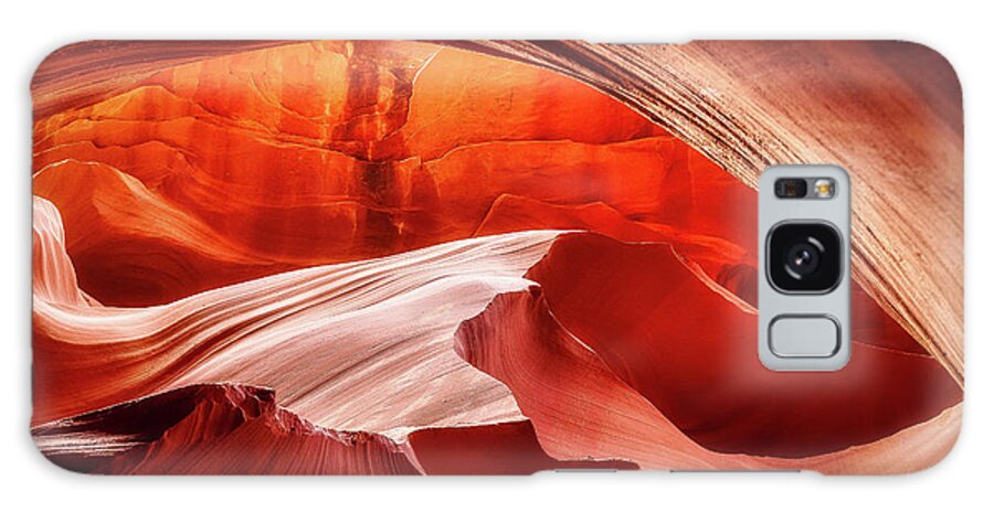 Antelope_canyon Galaxy Case featuring the photograph Frozen Dunes by Bradley Morris