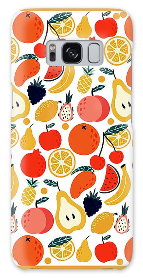 Fruit Galaxy Case featuring the digital art Fruit Cocktail by Fine Art by Alexandra