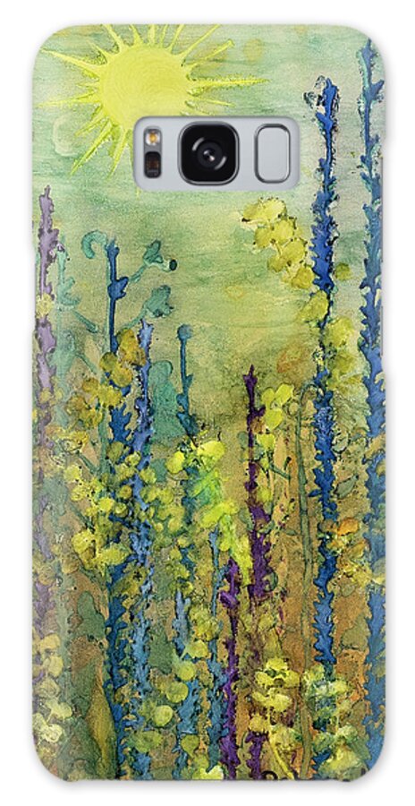 Floral Galaxy Case featuring the painting Garden #11 by Rebecca Wilson