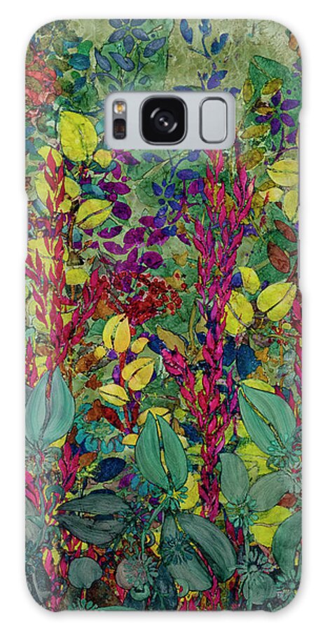 Floral Galaxy Case featuring the painting Garden #6 by Rebecca Wilson