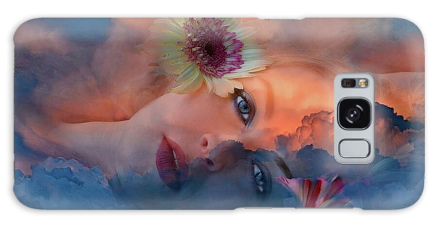 Clouds Galaxy Case featuring the photograph Garden of Blooms in the Clouds by Marilyn MacCrakin