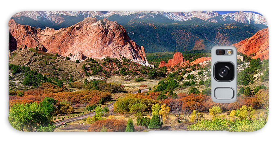Pikes Peak National Forest Galaxy Case featuring the photograph Garden of the Gods in Autumn 2011 by John Hoffman