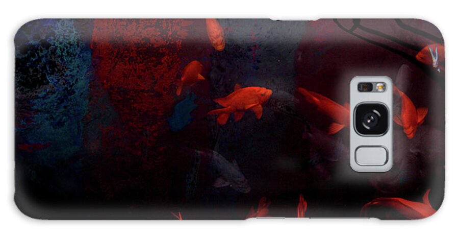 Fish Galaxy Case featuring the photograph Garibaldi by Katherine Erickson