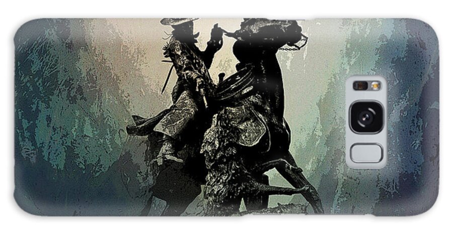 George Lane Galaxy Case featuring the photograph George Lane and the Bar U Ranch by Al Bourassa
